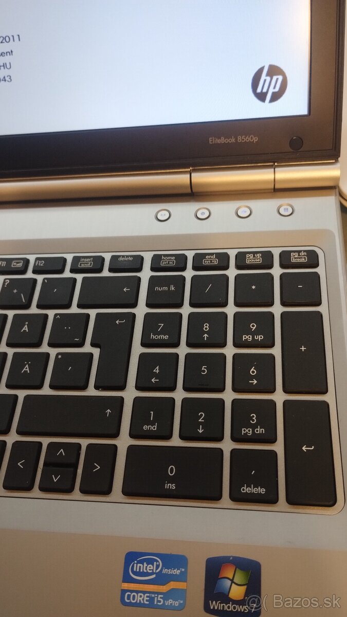 Predám notebook HP EliteBook 8560P - 8