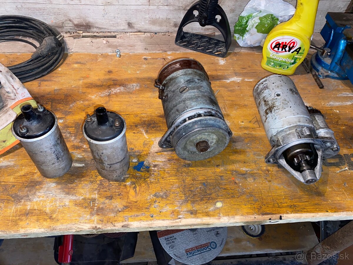 Trabant 601 6v Štartér, indučky, dynamo - 8