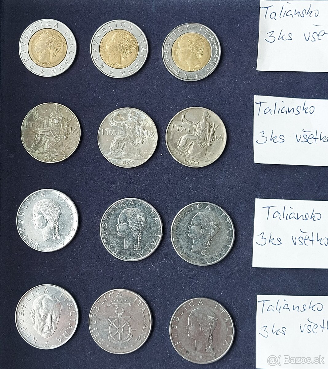 Zbierka mincí - Maroko,Taliansko, České mince, dvojeurovky - 8