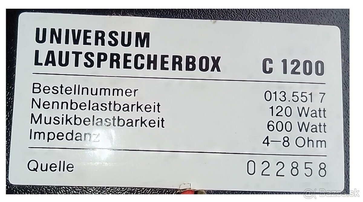 predám reprobedne Acoustic studio montor series 3311 - 8