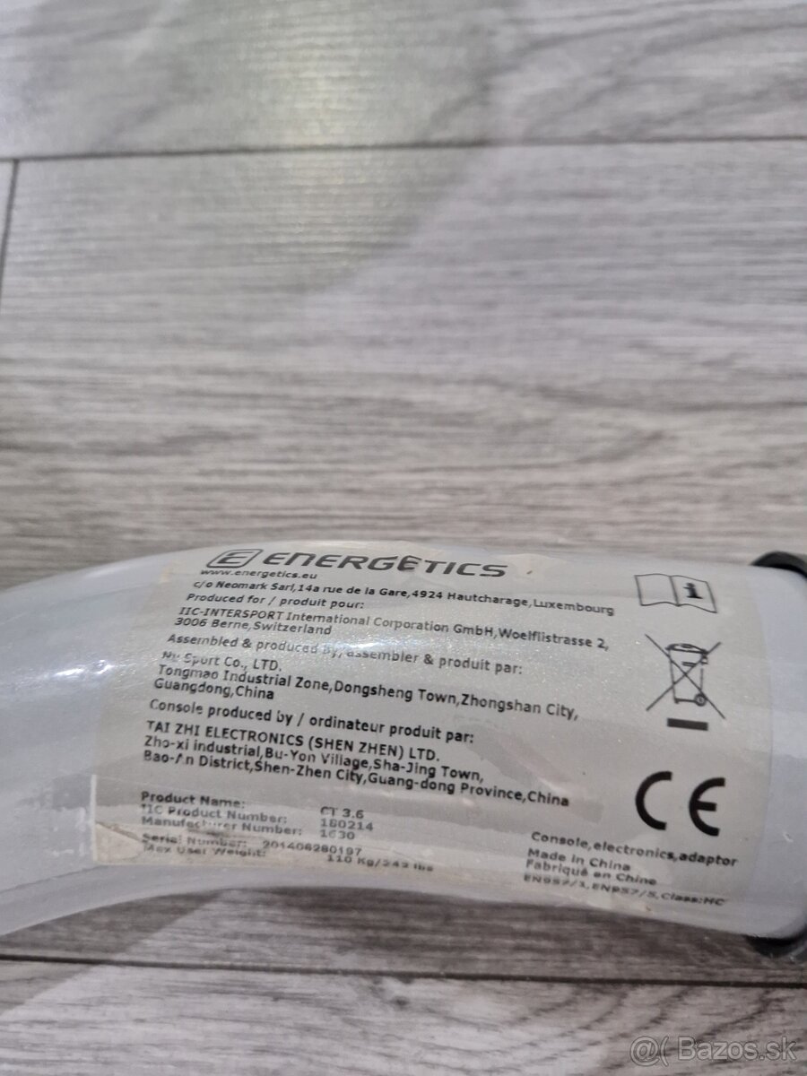 Stacionarny bicykel Energetics CT 3.6 - 8