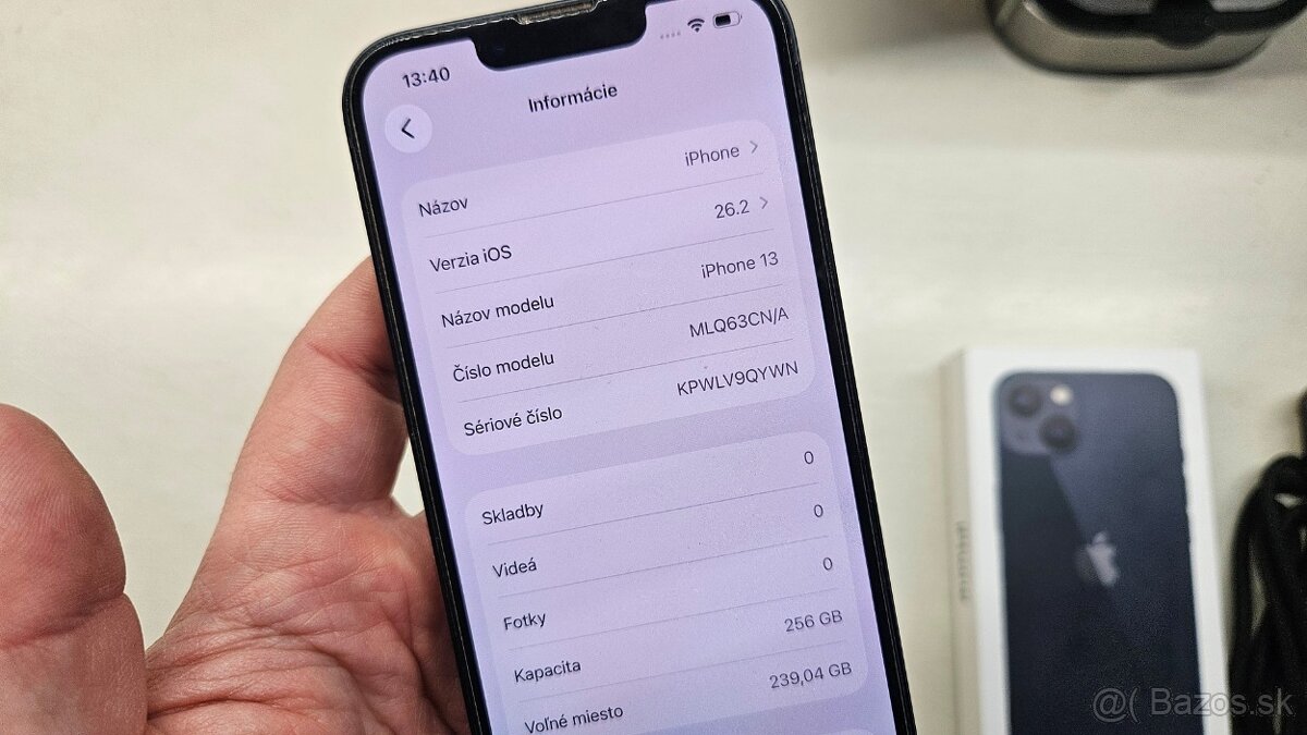 Apple iPhone 13 tmavý 256GB - aj vymením - 8