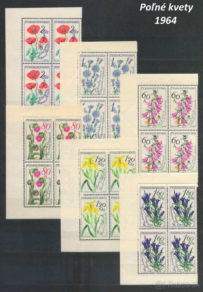 Poštové známky, filatelia: ČSSR, naše najkrajšie známky - 8