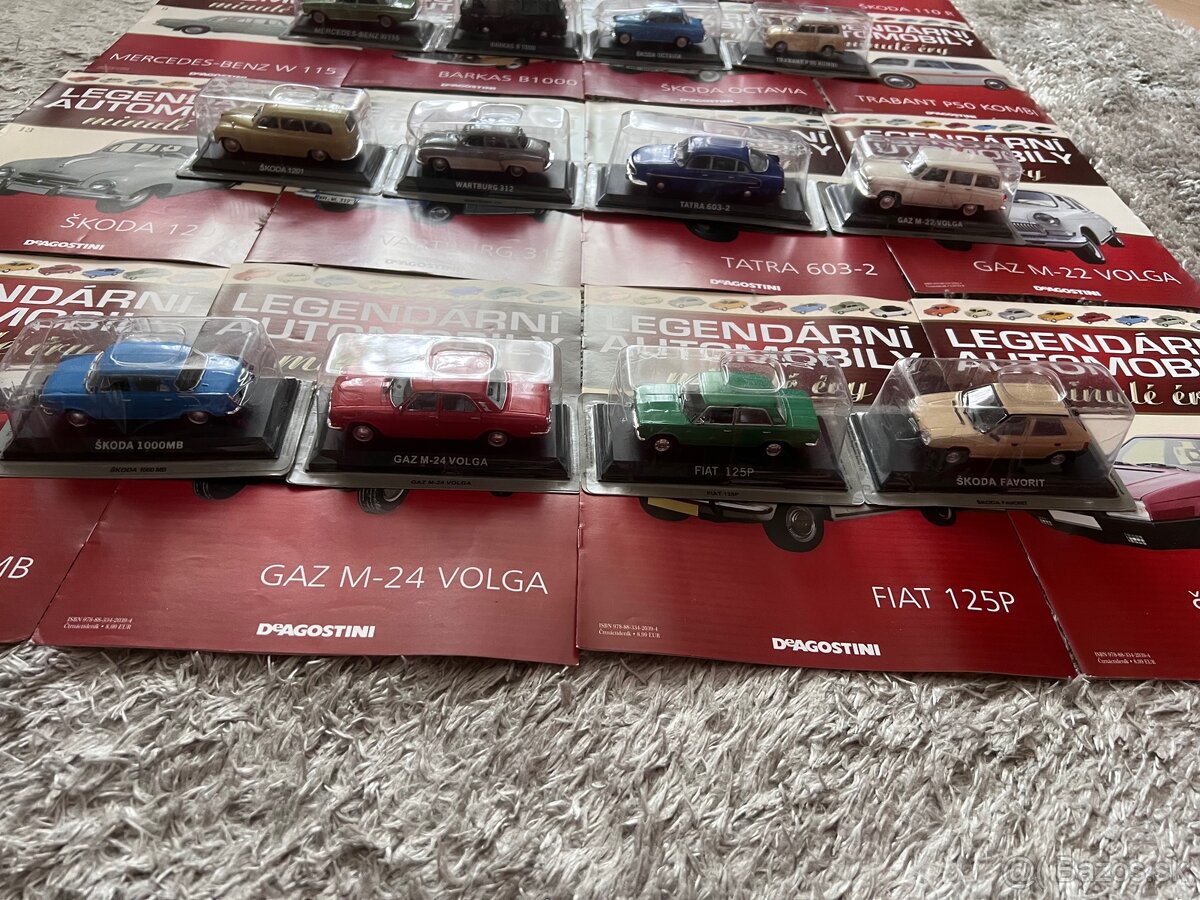 Sada prvých 20 čísel série Legendární automobily - 8