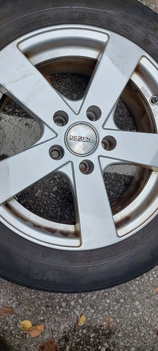Alu disky DEZENT (5x112) R16 na Sharan/Alhambra 205/60/r16 - 8