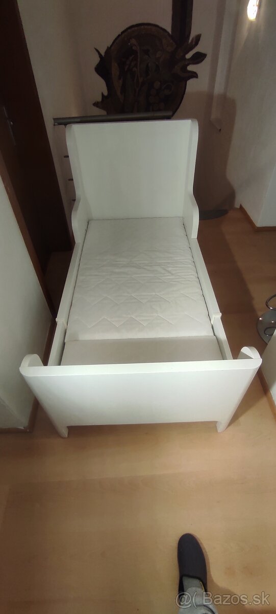 Predám roztahovaciu Posteľ IKEA BUSUNGE + matrac VIMSIG - 8