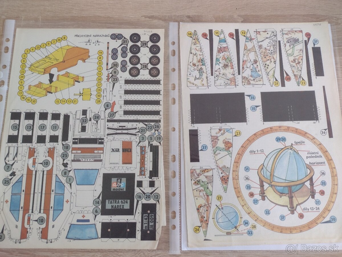 Vystrihovačky, papierové modely 2 - 8