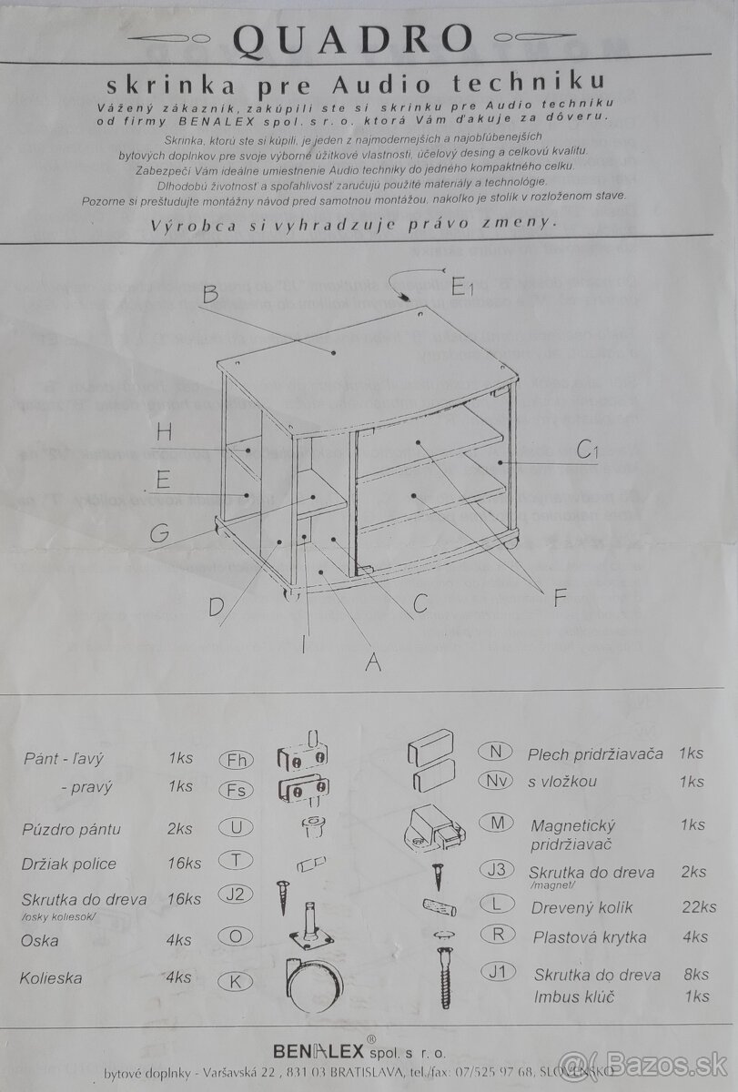 Skrinka pre video a audio techniku a televízor - 8