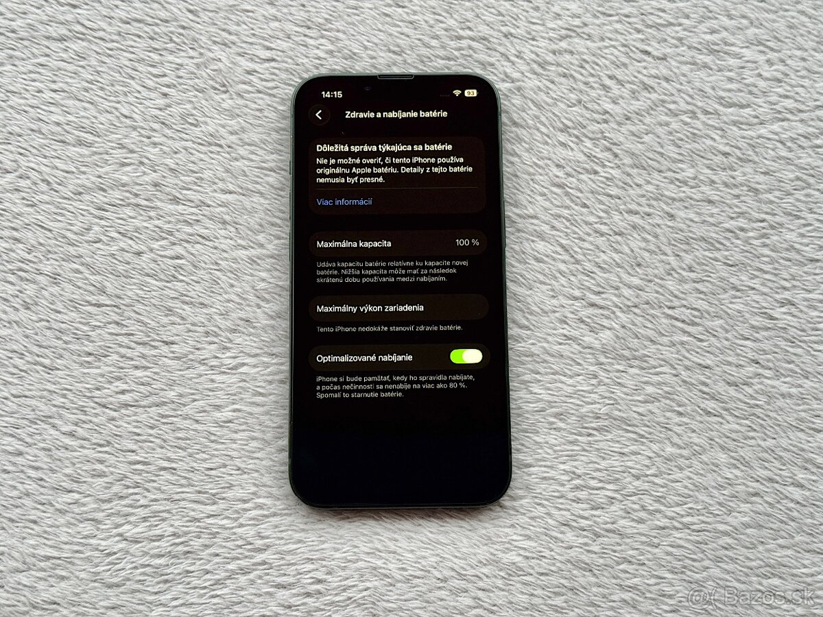iPhone 13 128GB Zelený, NOVÁ BATERKA - 8
