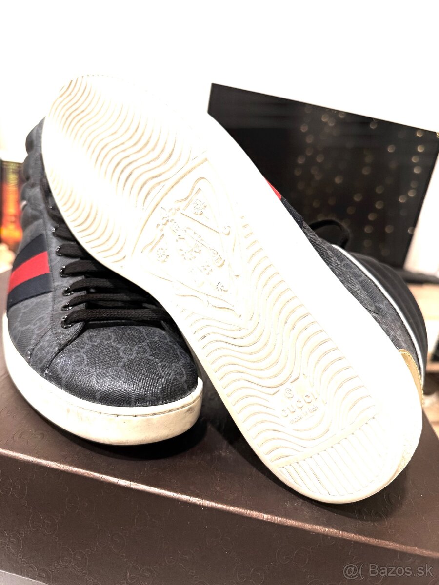 Gucci Ace GG High Top Black edition 555197 - 8