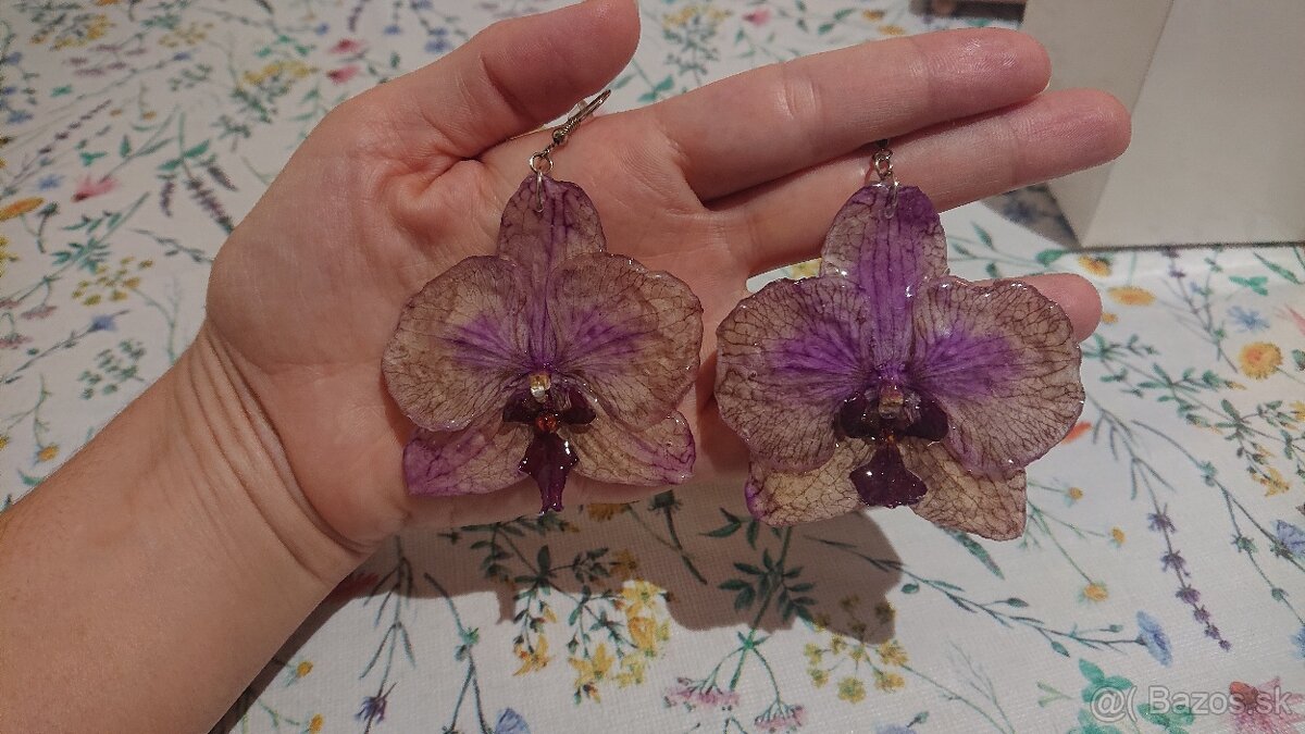 Orchidea náušnice - 8