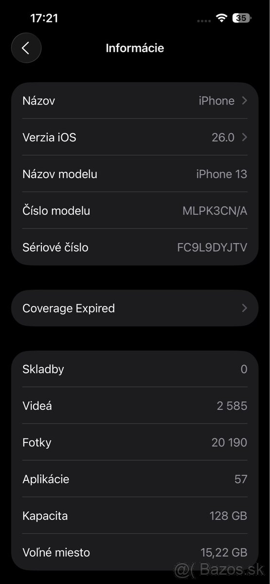 iPhone 13 128 GB – modrý, výborný stav + originál krabica - 8