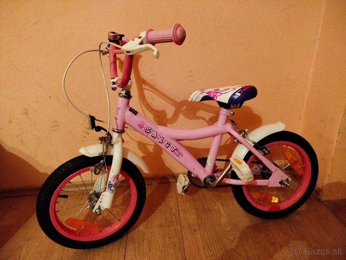 Detský bicykel 16 ružový. - 8