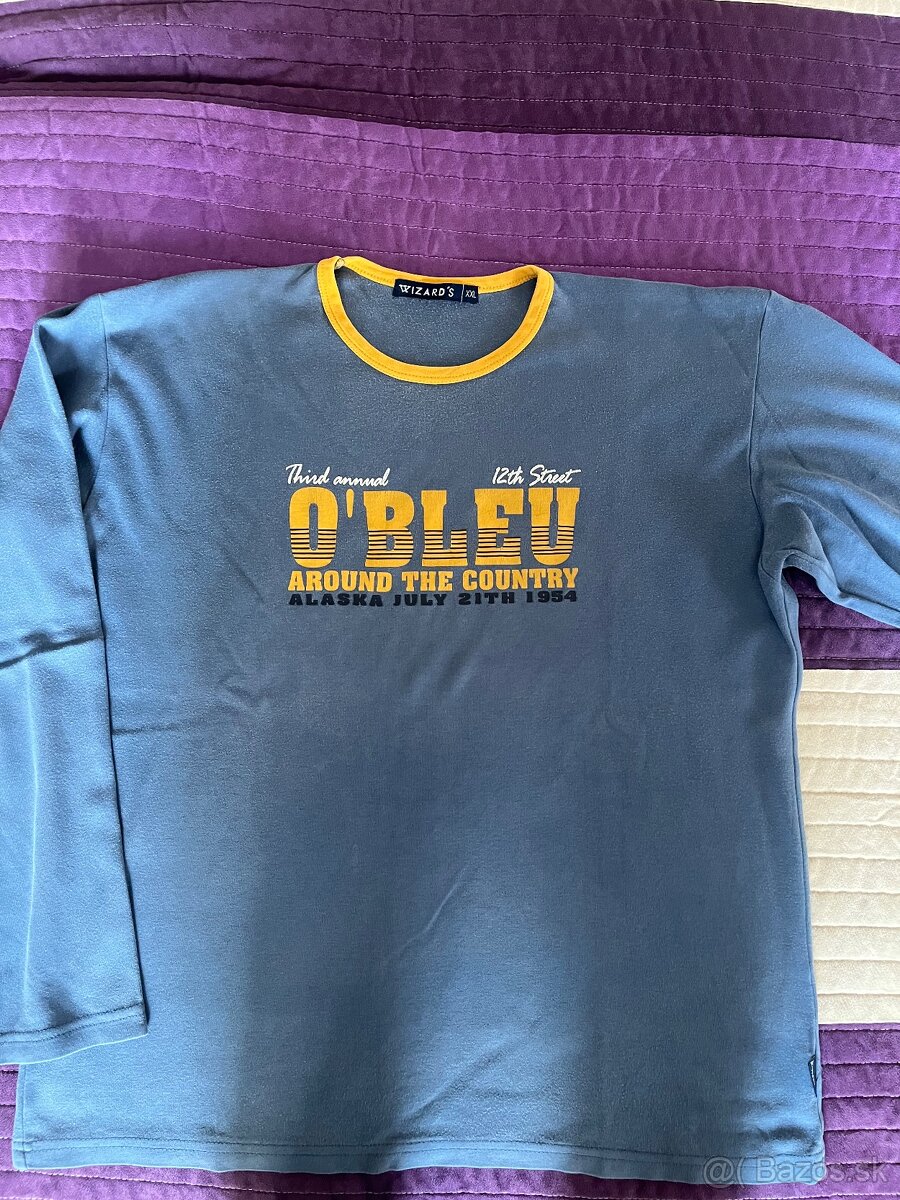 Balík pánske mikiny + tričká dlhý rukáv XXL - 8