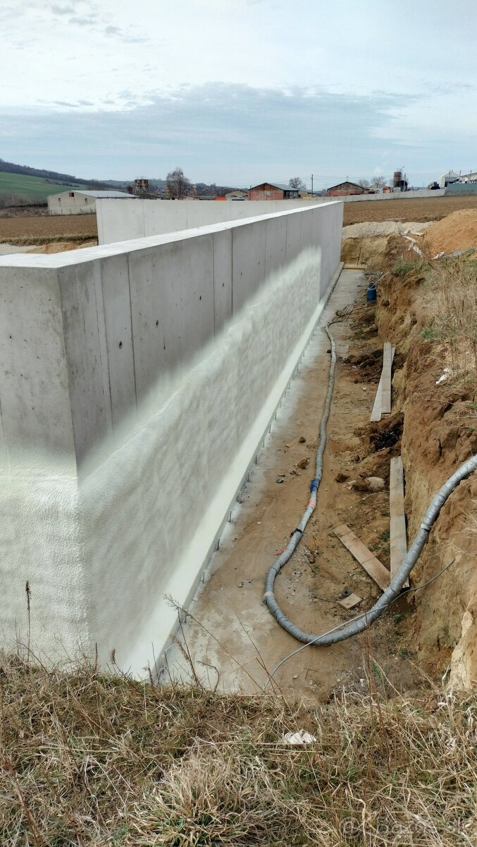 Striekaná izolácia, Zateplenie pur penou - 8