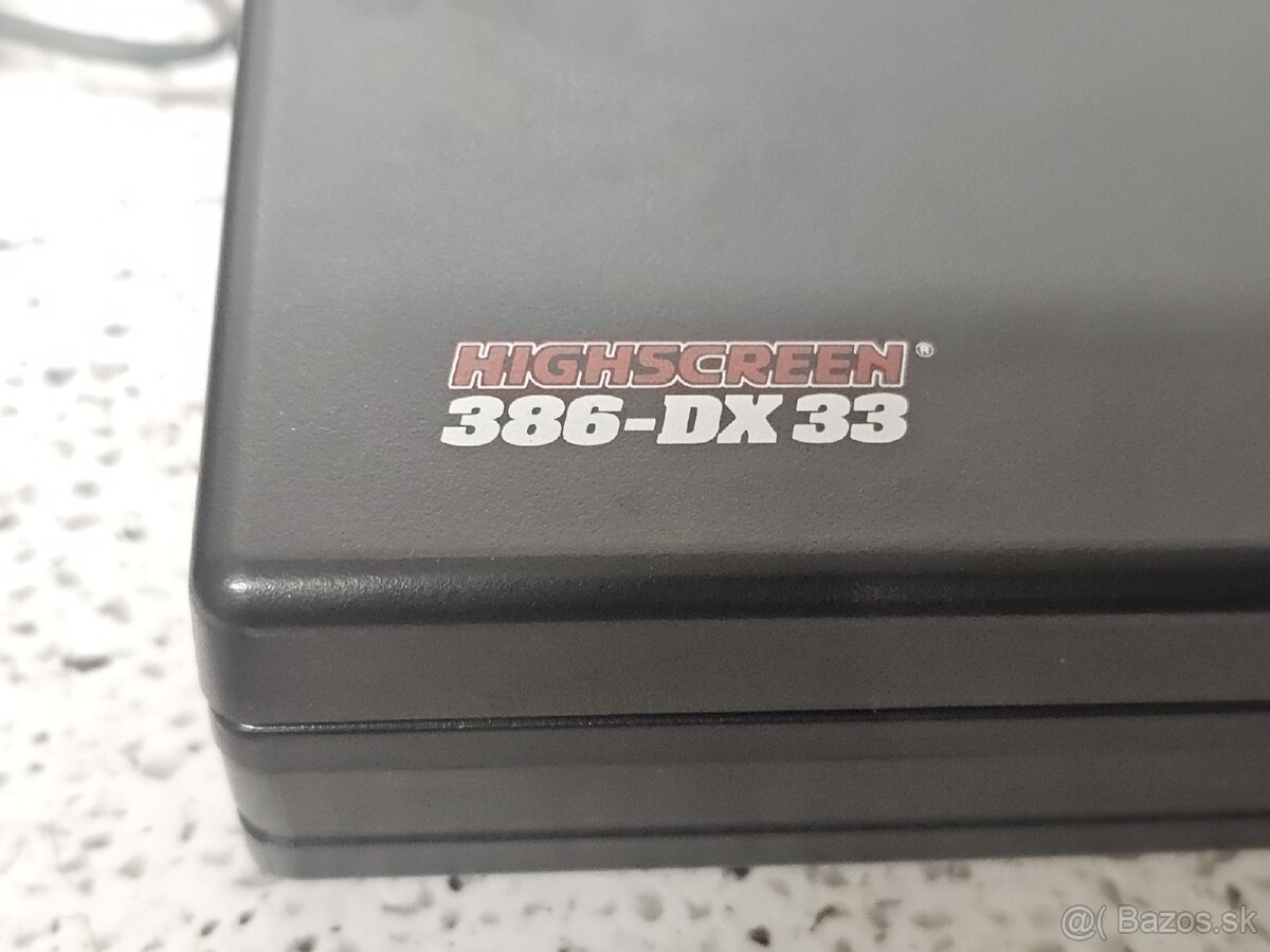 386 LAPTOP 》RARE VINTAGE HARDWARE 》HIGHSCREEN 386DX-33 - 8