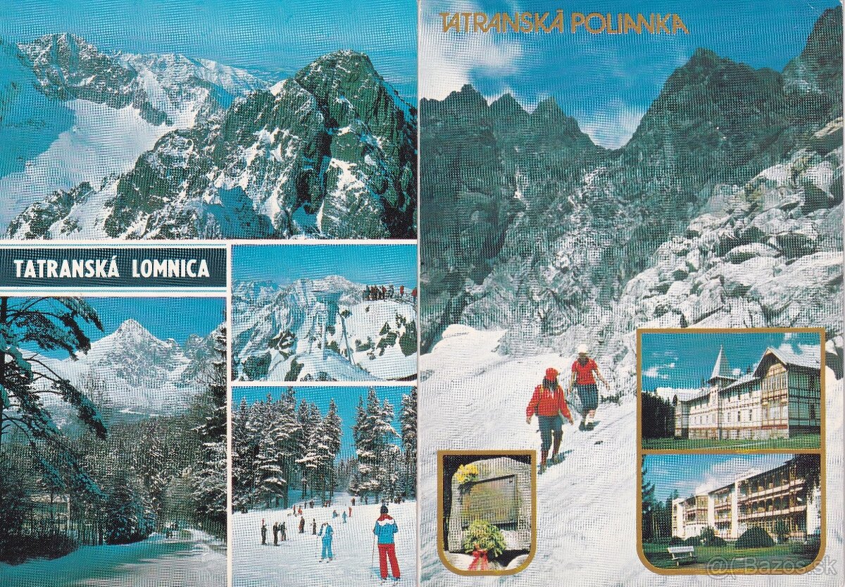Vysoké Tatry - farebné pohľadnice VF - 8