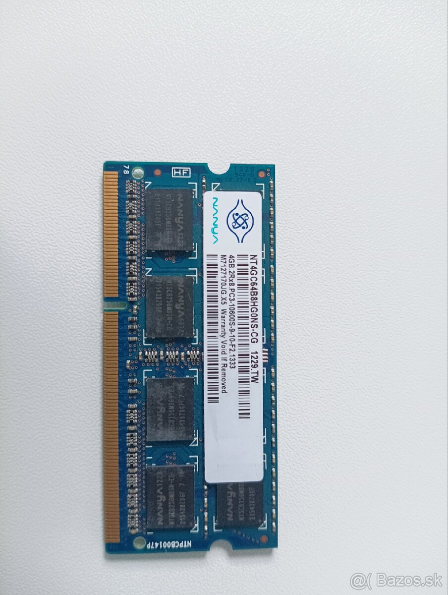 RAM DDR2, DDR3, DDR4 do Notebooku - 8