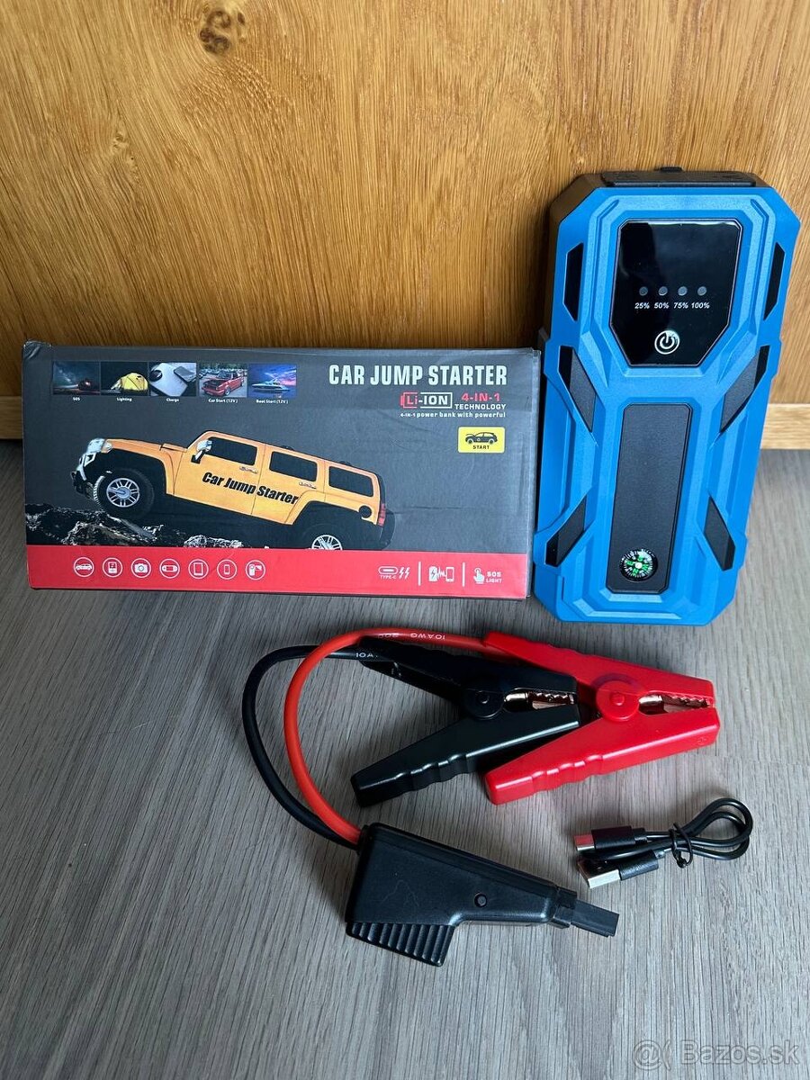 Auto štartovacia powerbanka / Jump Starter – nový - 8