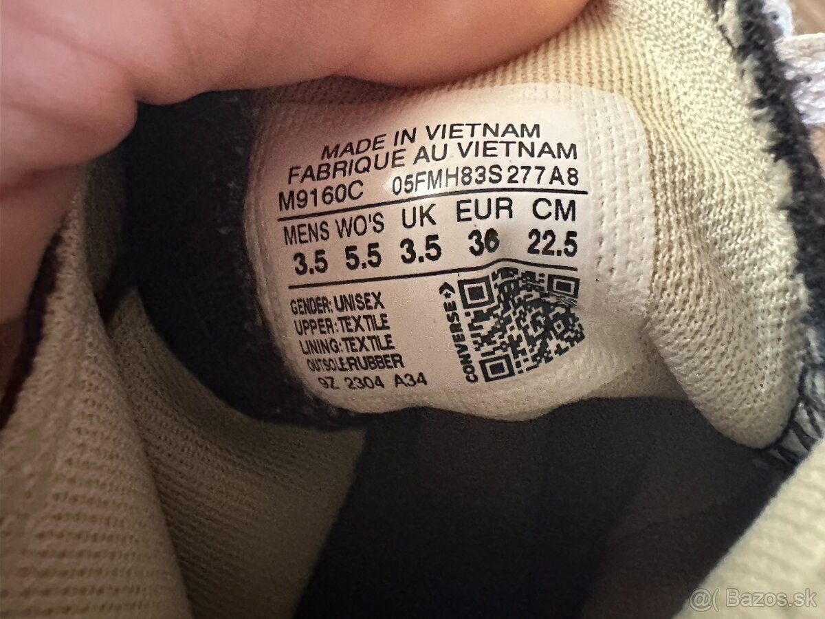 CONVERSE tenisky čierne veľ. 36 - 8