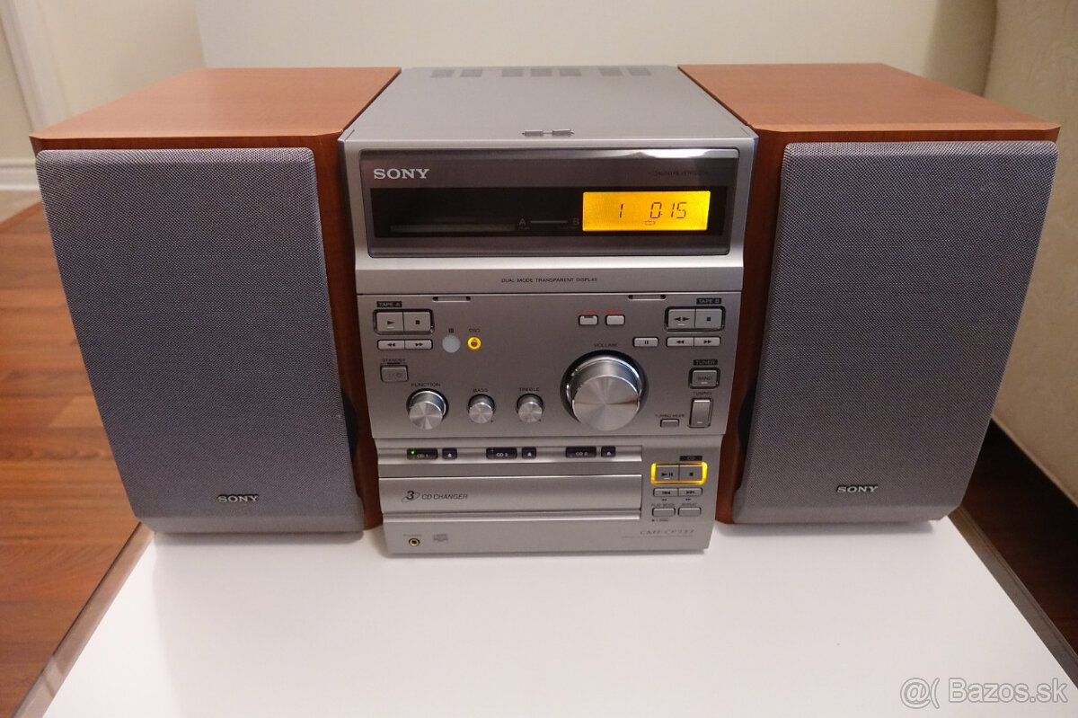 Hi‑Fi minisystém Sony CMT‑CP333 s originálnymi reproduktormi - 8