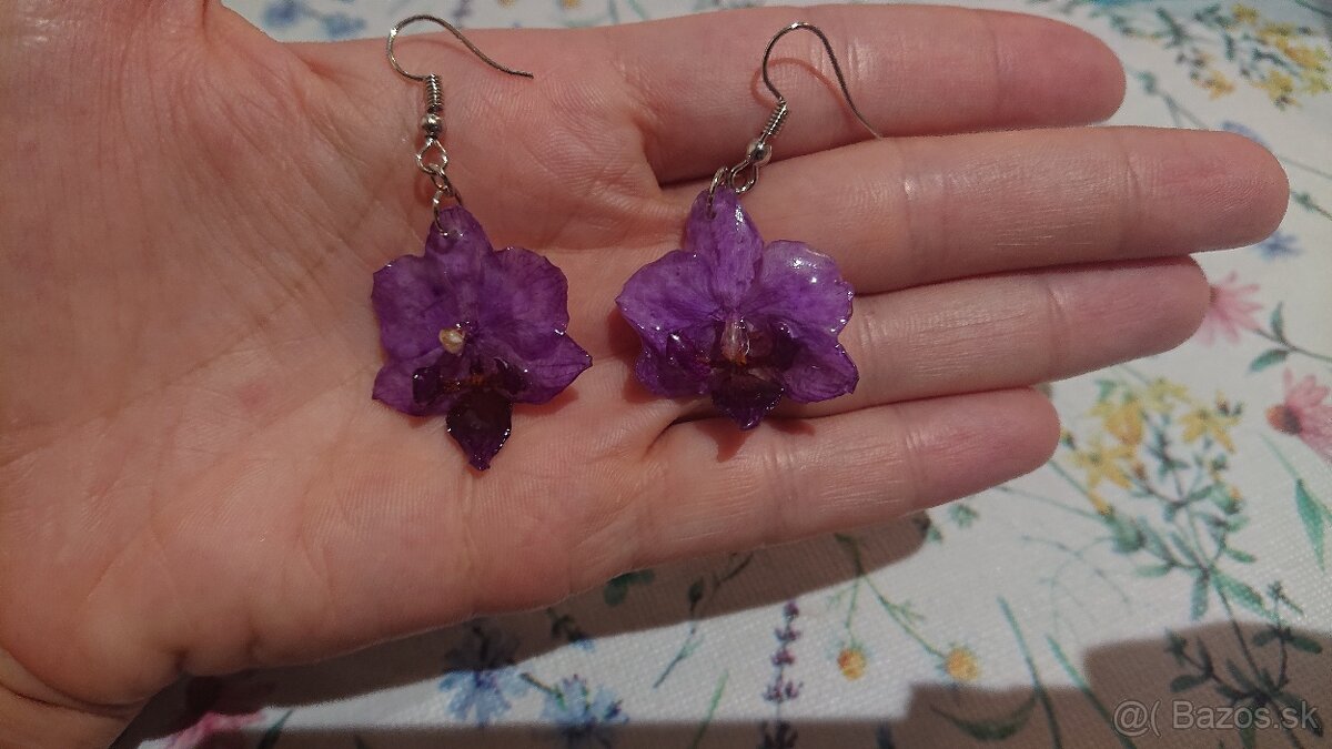 Orchidea náušnice - 8