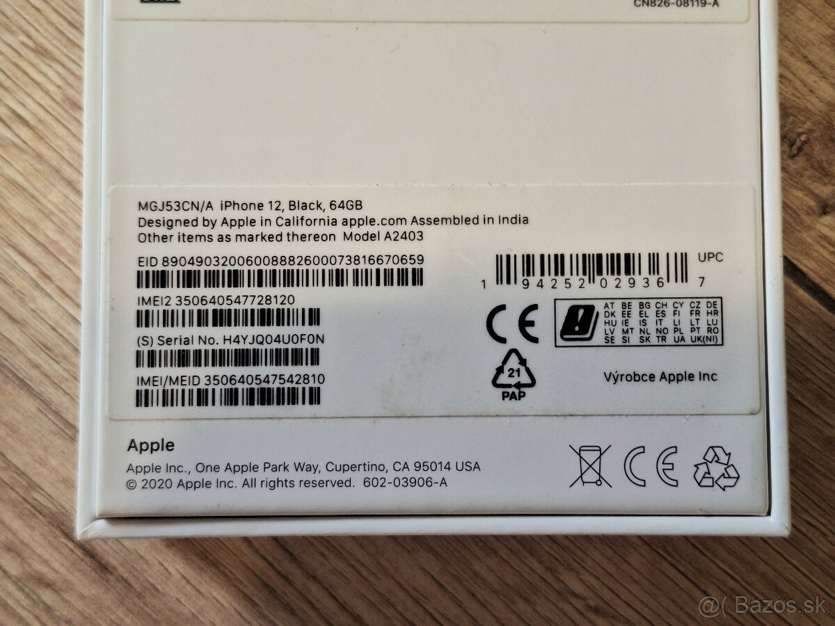 Apple iPhone 12 64GB - 8