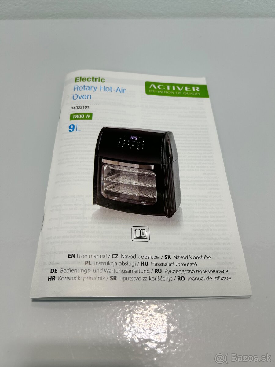 Teplovzdušná rúra ACTIVER - 8