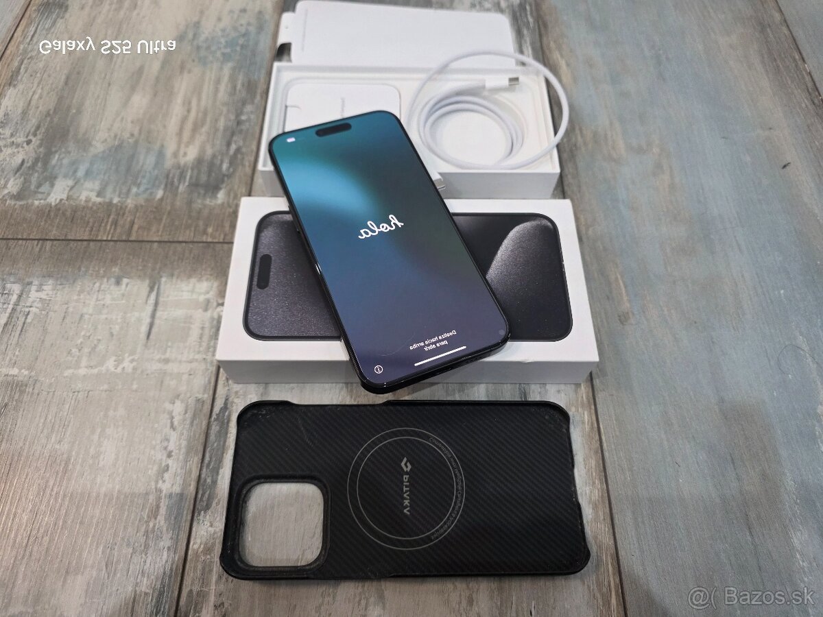 Apple iPhone 15 pro Max Black Titanium 256GB - 8