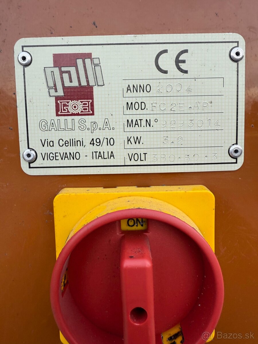 Automatický lešticí stroj na hran kožených řemenů Galli FC2E - 8