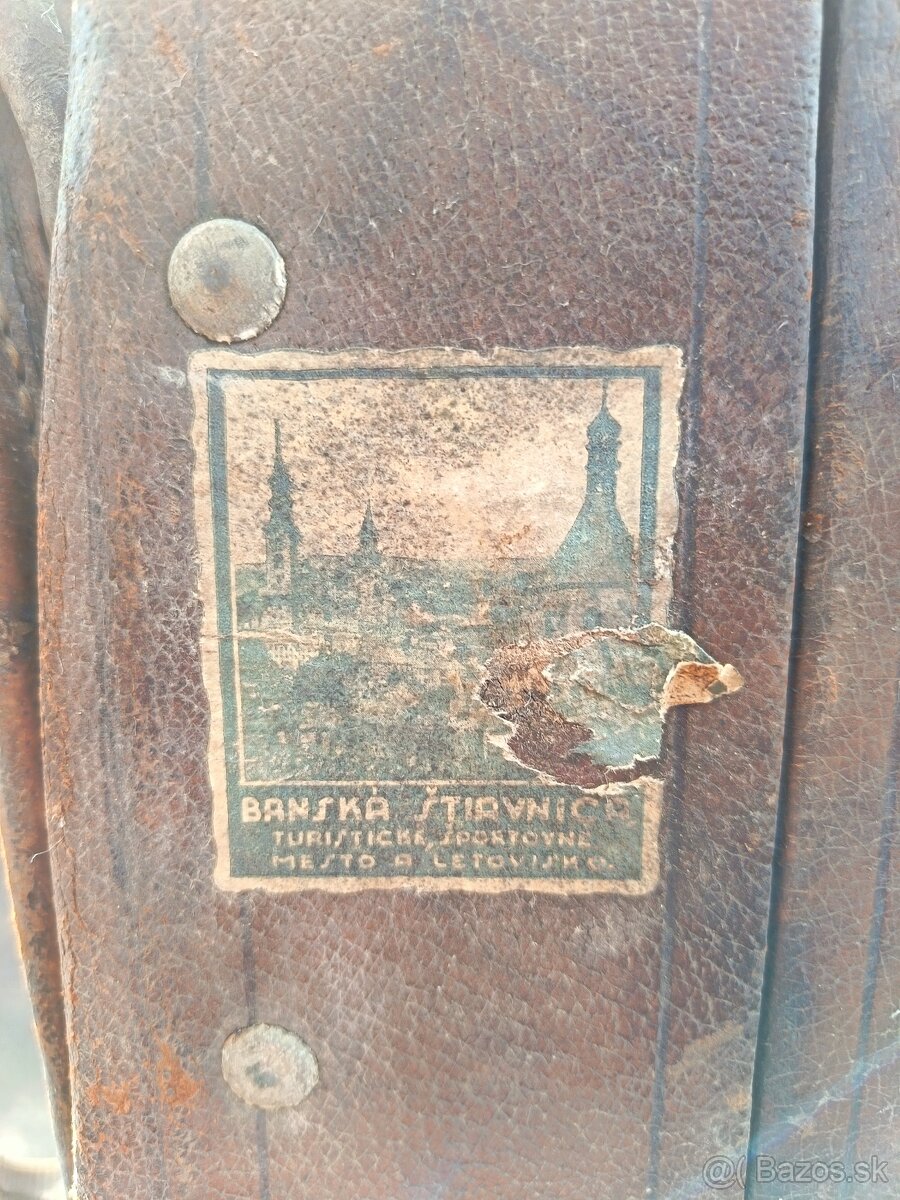 Cestovateľský kožený kufor. - 8