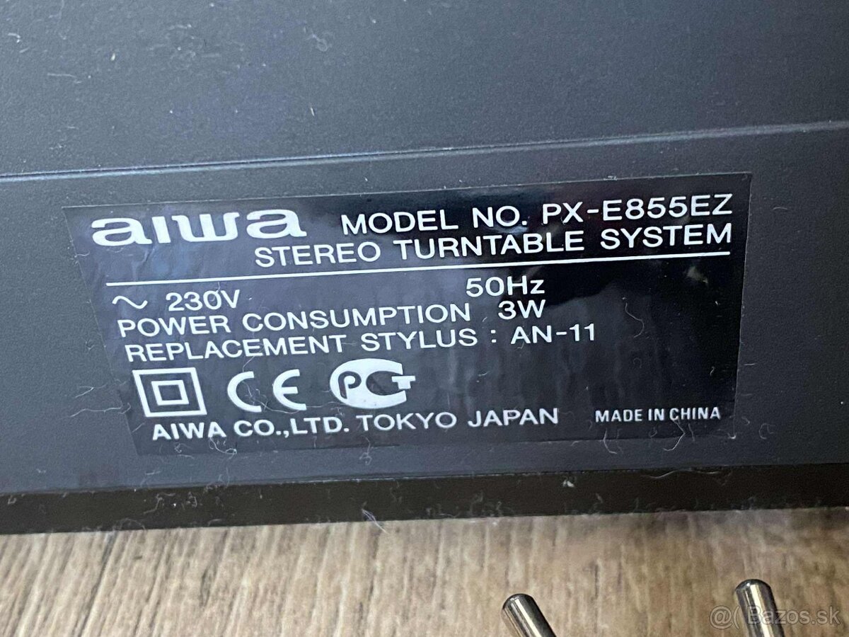 Gramofón Aiwa PX-E855EZ - 8
