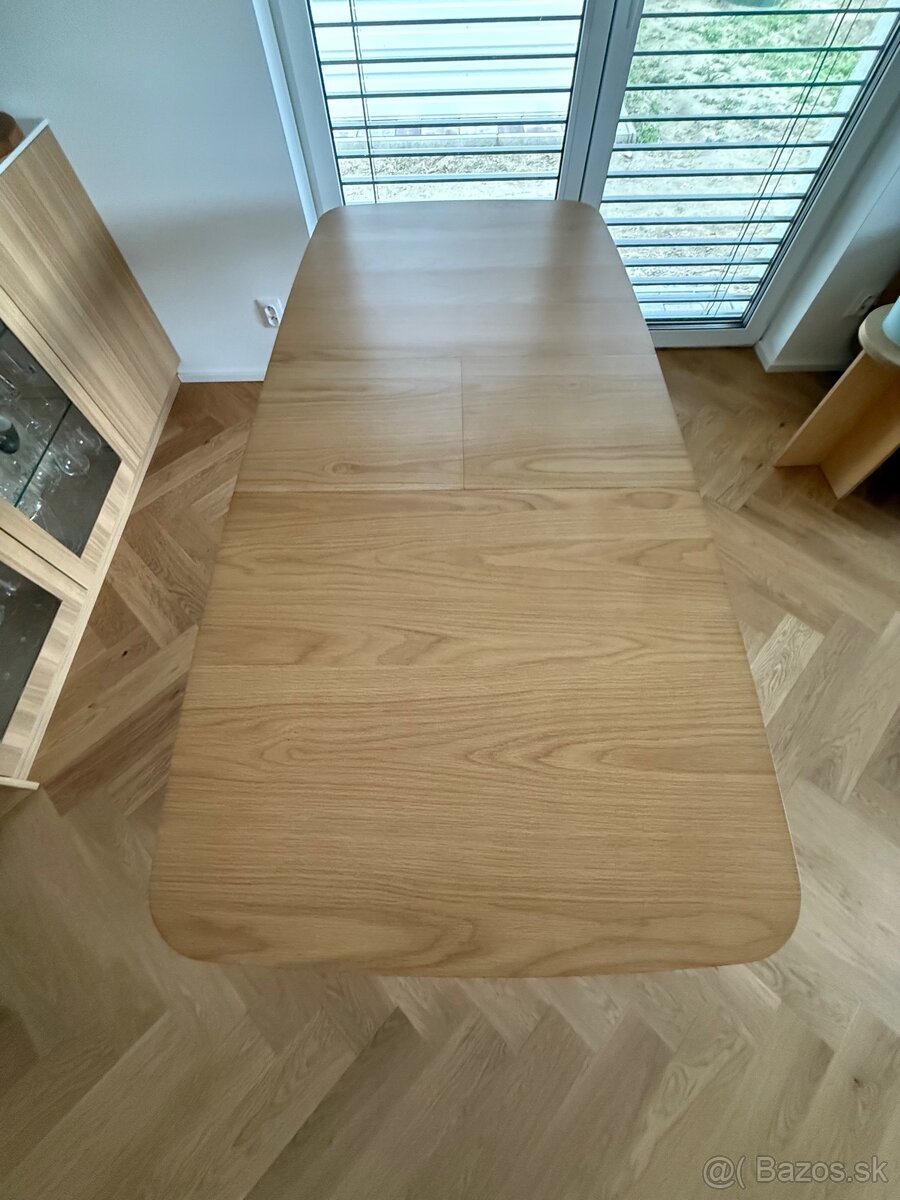 Rozkladací jedálenský stôl MADOX svetlý dub 150/190 cm 90 cm - 8