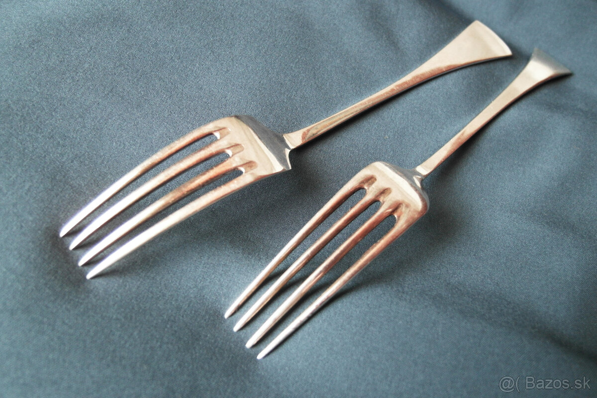 Strieborná vidlička 2ks - 8