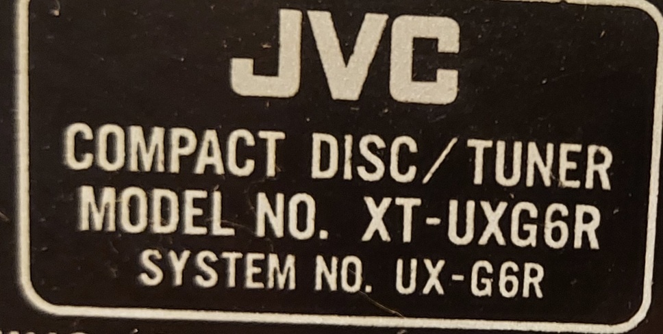 Predám mini systém JVC UX-G6R + XM-G6 - 8