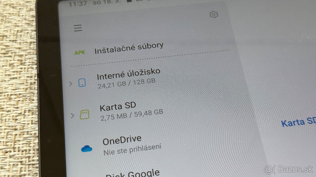 Samsung galaxy tab S7 8/128+ pam karta + spigen obal - 8