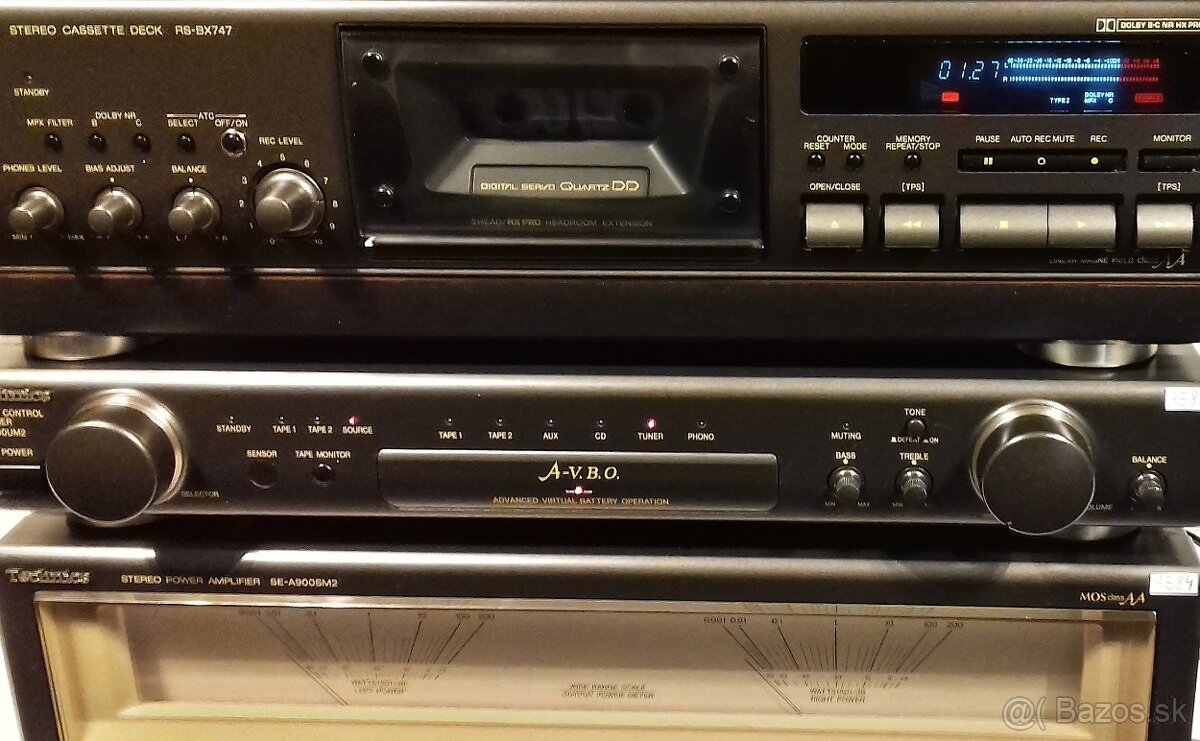 Zostava TECHNICS equalizer,tuner,CD,tape deck,predz,zos= X04 - 8
