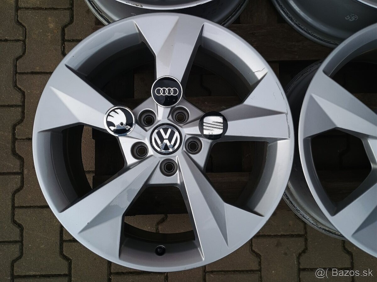 Orig. ALU disky Audi, VW, Škoda, Seat 5x112 R18 ET46 - 8