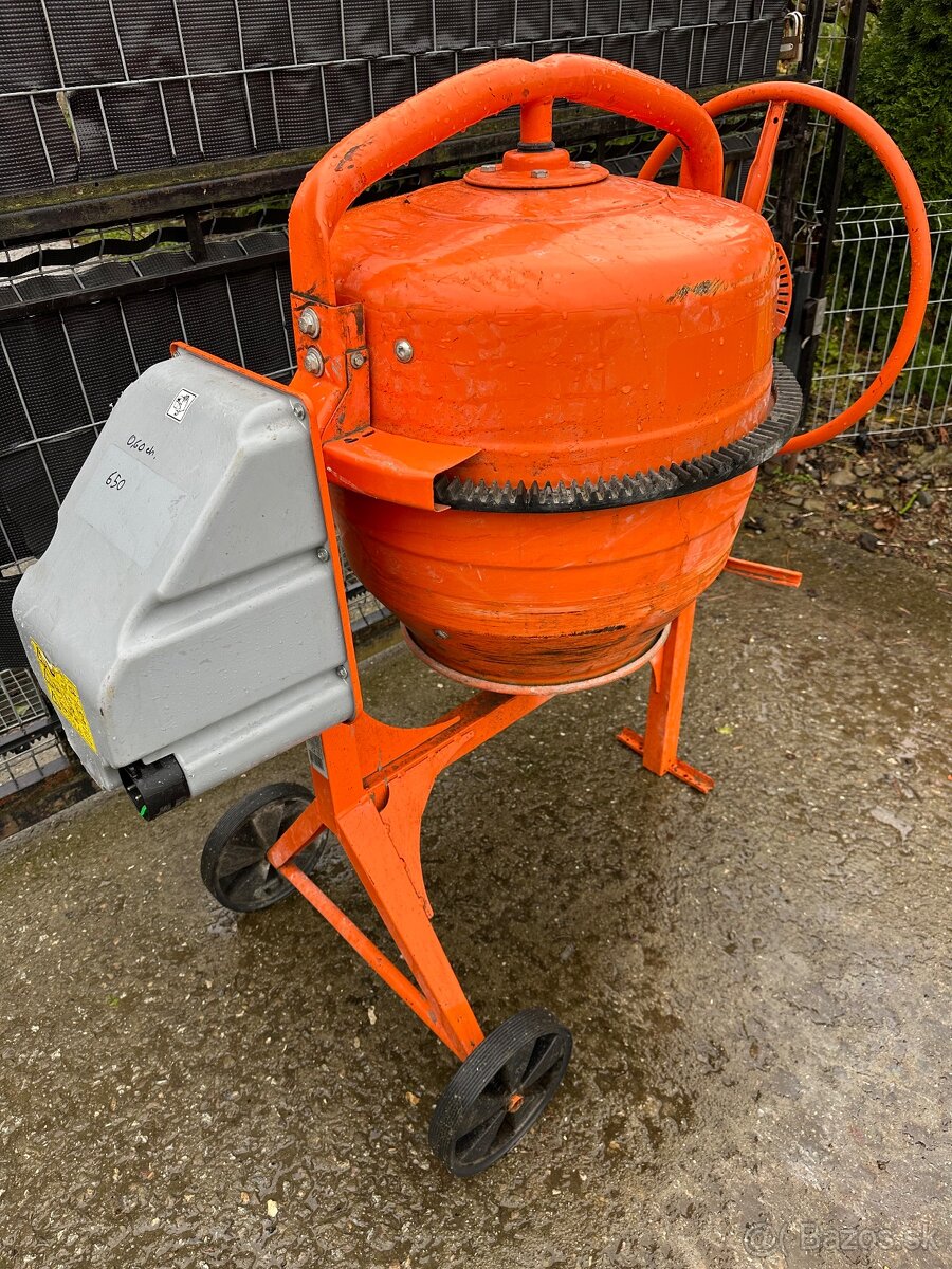 Miešačka betónu Atika 145 S, ako nová, 150 l, výhodná ponuka - 8