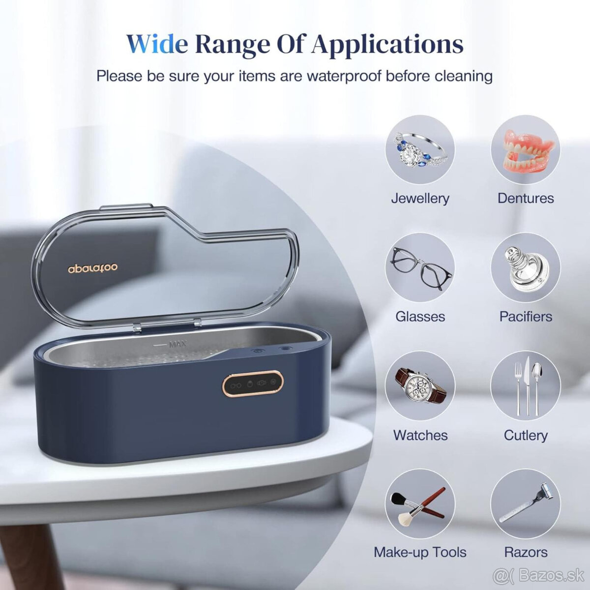 Ultrazvukový čistiaci prístroj na okuliare - 8