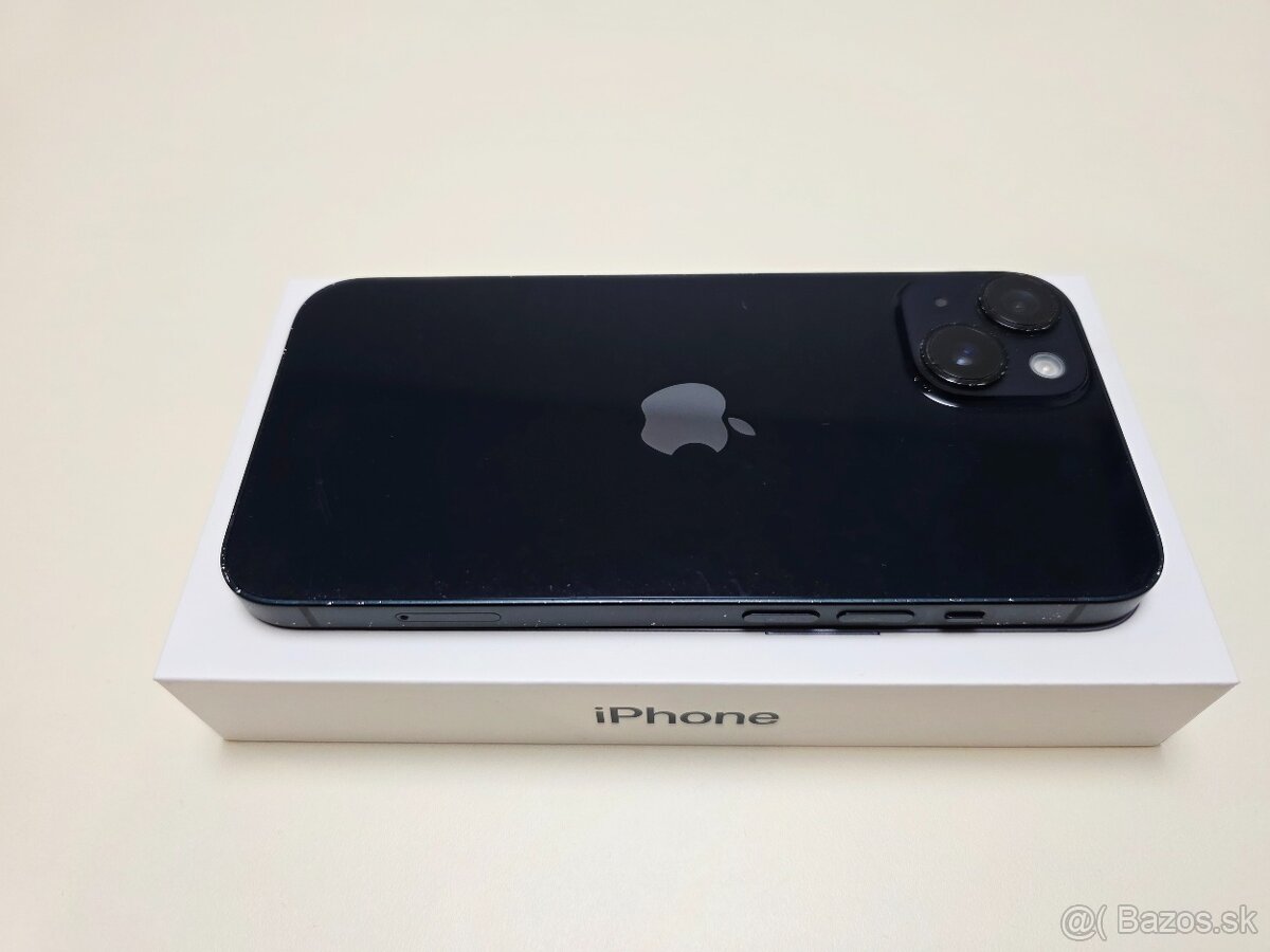 Predám Apple iPhone 14 128gb MIDNIGHT BATERKA 100% - 8