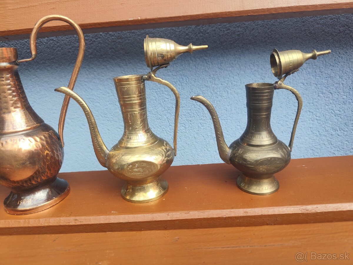 mosadzne , medene indicke nadoby svietniky dekoracie - 8