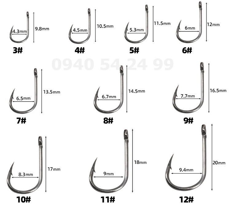 Rybárske potreby - háčiky na ryby - 8