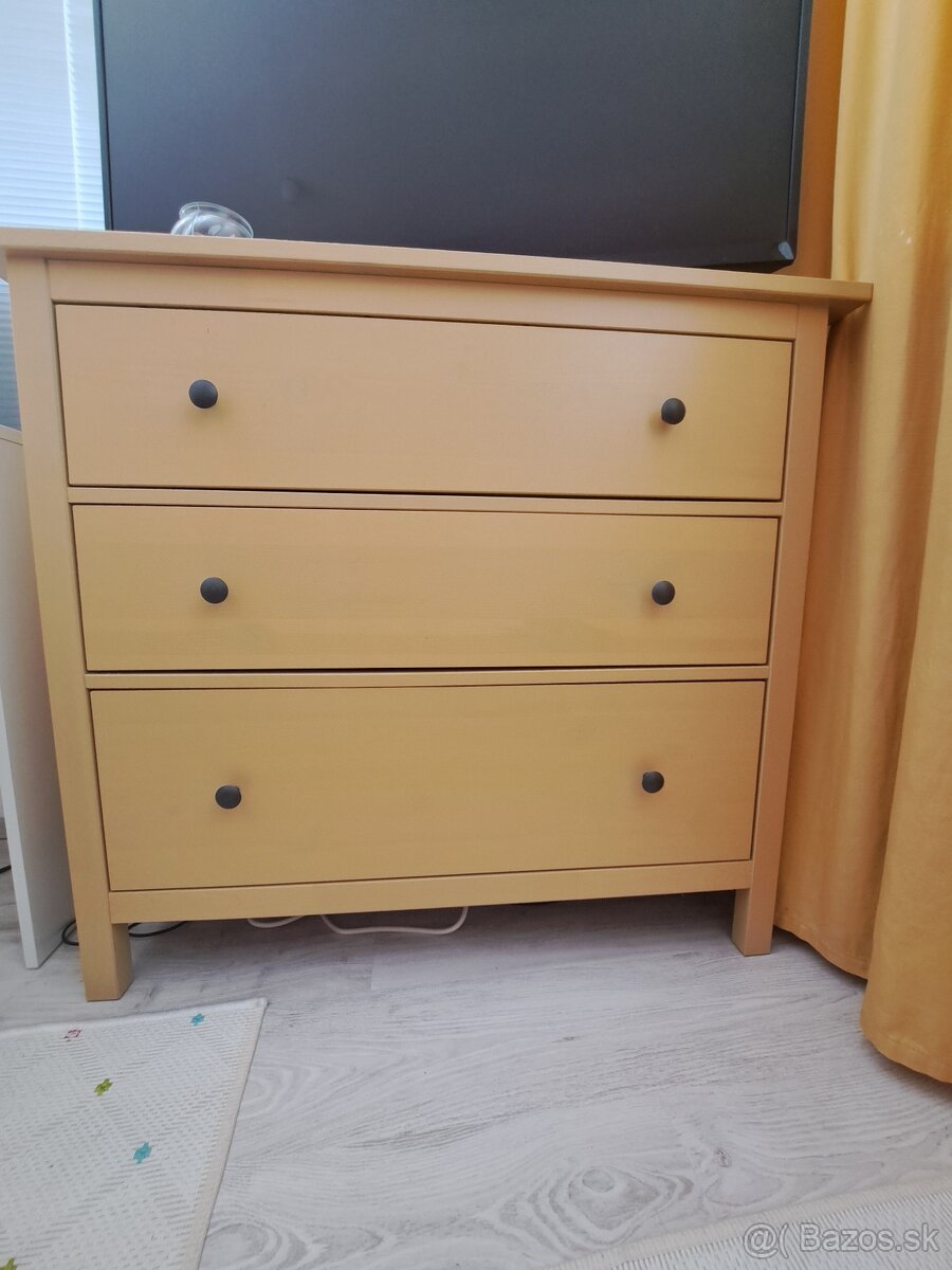 Hemnes komoda žltá - 8