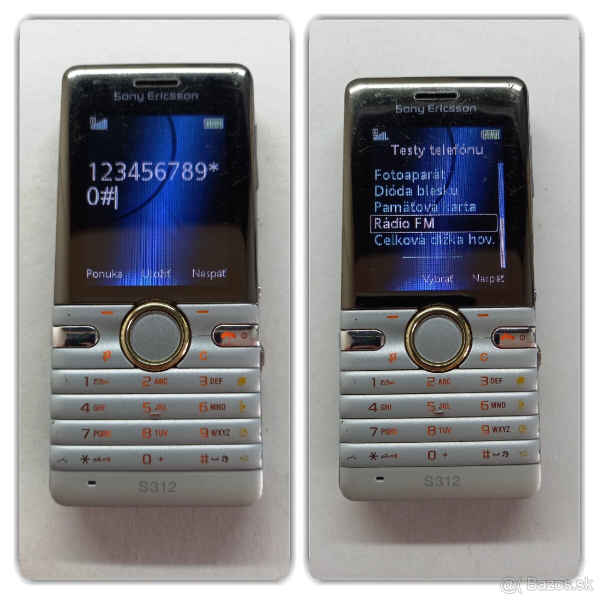 SONY ERICSSON S312 Veľmi zriedkavý model - 8