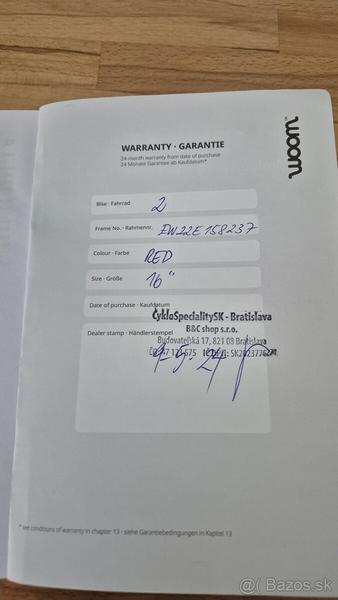 Detský bicykel Woom 3 original - 8