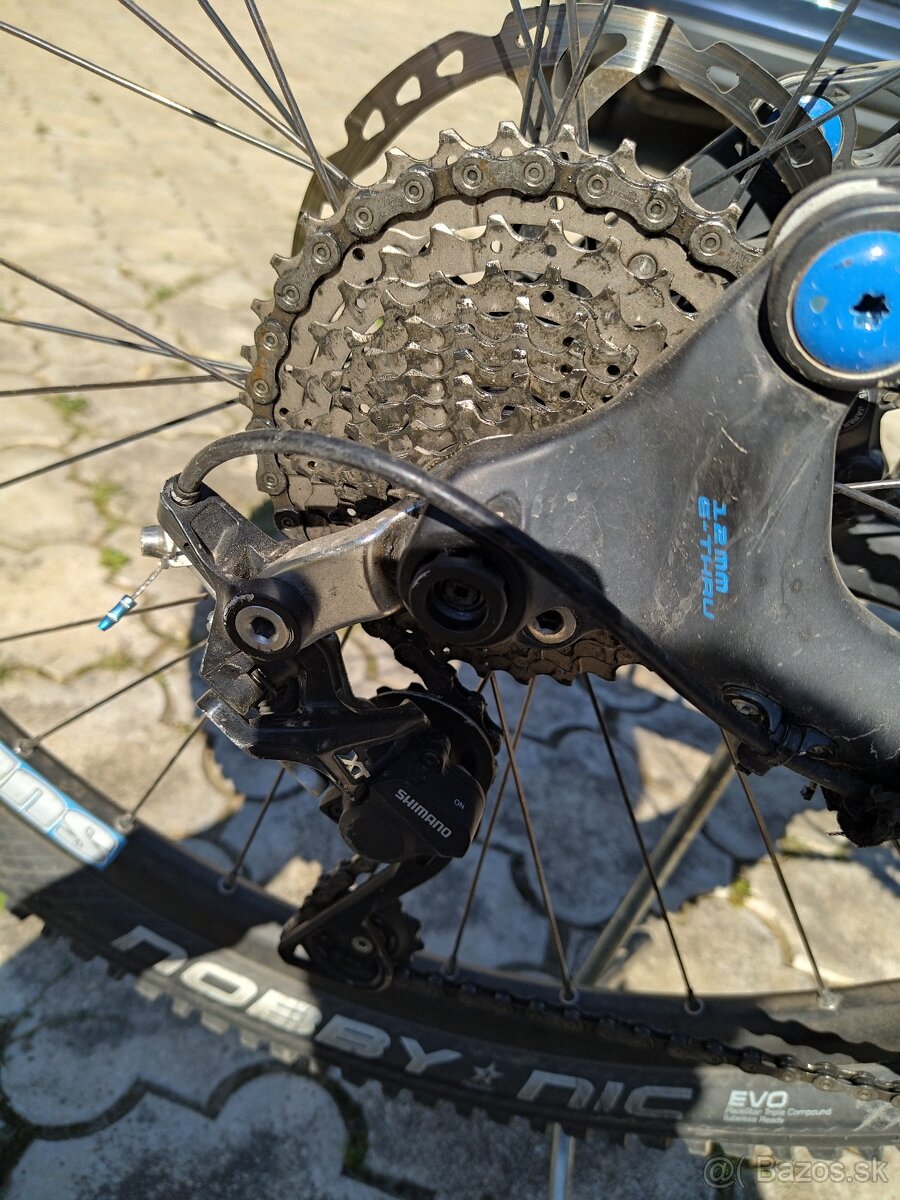 Predám celoodpružený karbónový bicykel - 8