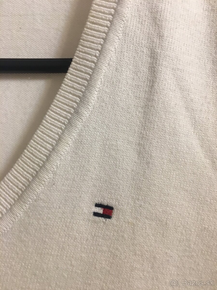 TOMMY HILFIGER originál white damsky svetrik S - 8