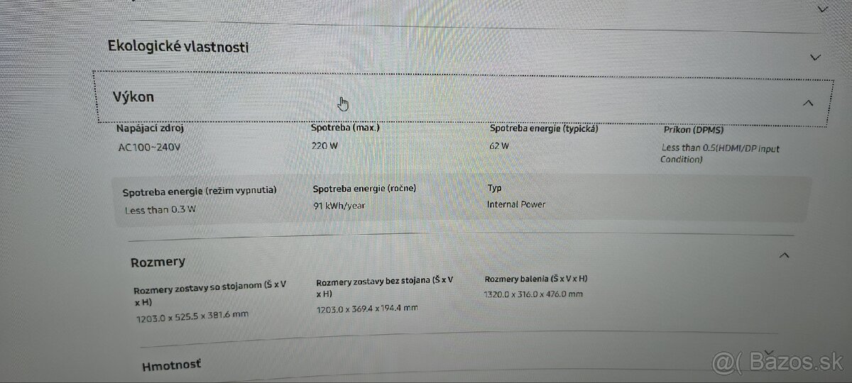 Predám 49' Business monitor C49J89 - 8