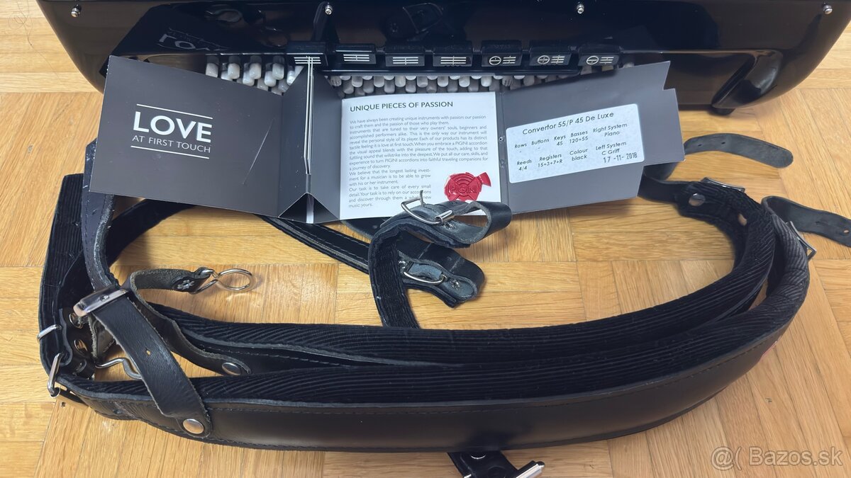 Akordeón Pigini convertor 55P/P 45 de Luxe - 8